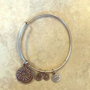 Alex and Ani Bangle with Daughter Charm